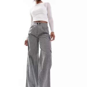 NWOT Reclaimed Vintage Striped Pants w/ Utility Pockets